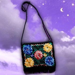 Handmade Floral Boho Mini Purse